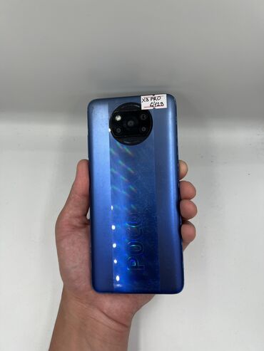 элжи телефон: Poco X3 Pro, Б/у, 128 ГБ, цвет - Синий, 2 SIM