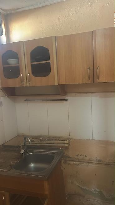 Mətbəx mebel dəsti - Üst dolablar: 3 modul, taxta teksturalı