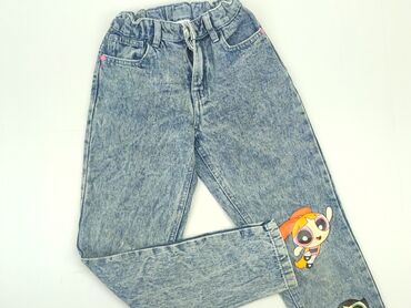 jeansy dla dzieci z dziurami: Jeans, 9 years, 128/134, condition - Very good