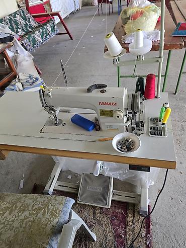 ikinci el hava kompresor satisi: Yamata sənaye tikiş maşını – masa və ayaqlıqla birlikdə hec bir — 1