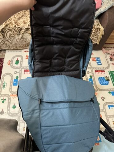 Коляски: Коляска, цвет - Голубой, Б/у — 7