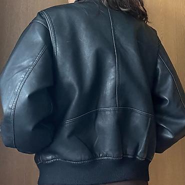 pull and: Кожаная куртка, Классическая модель, Оверсайз, S — 3