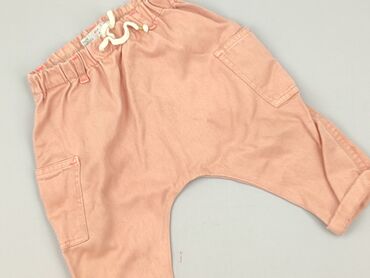 Baby material trousers, 9-12 months, 74-80 cm, Zara, condition - Perfect