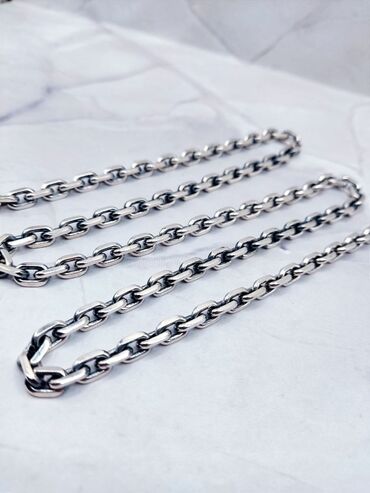 Серебряные цепочки: Серебряная цепь "Император" вес 120 гр 60 см Ручная работа Серебро 925 — 16