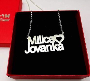 Ogrlice: Ogrlica sa dva imena 3600izrada 7 dana — 1