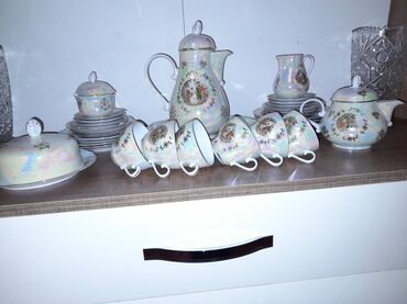 сервис по ремонту компьютеров: Çay dəsti, rəng - Ağ, Farfor, Madonna