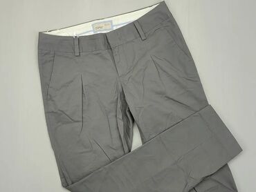 Spodnie: Spodnie, S (EU 36), stan - Bardzo dobry, wzór - Jednolity kolor, kolor - Szary
