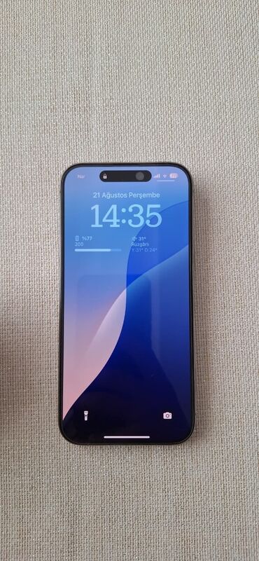 IPhone 15 Pro, 128 GB, Natural Titanium, Face ID, Sənədlərlə