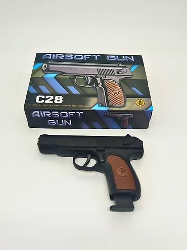 орбизный пестолет: Металлический игрушечный пистолет Air Soft Gun K-33A (игрушечный) ✅ — 8