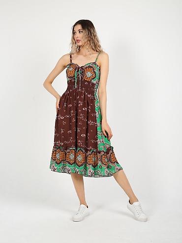 Повседневные платья: Сарафаны размер стандартный (42-48) ткань штапель производство Инди — 7