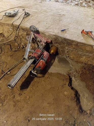 Beton işləri: Beton kəsmə beton deşmə xidməti Karot - HILTI DD 200 / 350 ilə 25 ° — 2