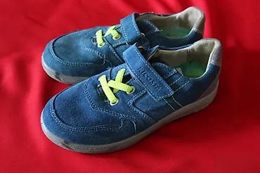 Patike: MUŠKE PLAVE DEČIJE PATIKE, KOŽA, BROJ 32 EU | Kvalitetne nove muške — 6