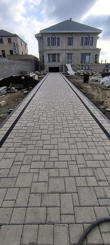 Tamet: Beton dekorativ tamet döşəmə - Material: vibro-press beton tamet (daş — 13