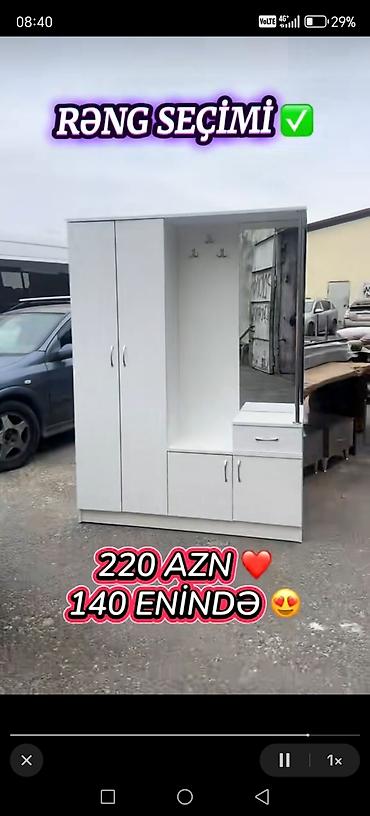 dəhliz asılqanı: Dəhliz üçün kombinə edilmiş dolab-set - Rəng seçimi mövcuddur - En — 2