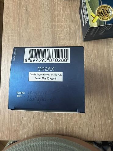 messi'nin forması: ORZAX Ocean Plus Omega-3 balıq yağı kapsulları - Tərkib: 1200 mg Fish — 2