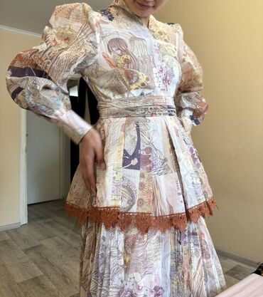 тунику можно носить как платье: Платье под Zimmerman новое с авторским принтом и акцентом на объёмный