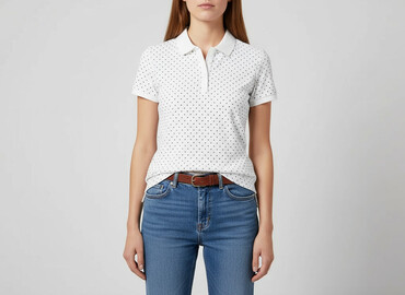 Orsay, Koszula damska, rozmiar S Stan: Używany Rozmiar: S Kolor: Biały Wady: Wymaga czyszczenia Dodatkowe informacje: Należy pamiętać, że pomiary są wykonywane przez program, błąd może wynosić do 2 cm Sposób dopasowa: C&A, Damska koszulka polo, rozmiar S