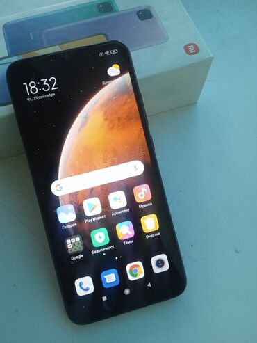 Redmi: Redmi, Redmi 9C, Б/у, 128 ГБ, цвет - Черный, 2 SIM