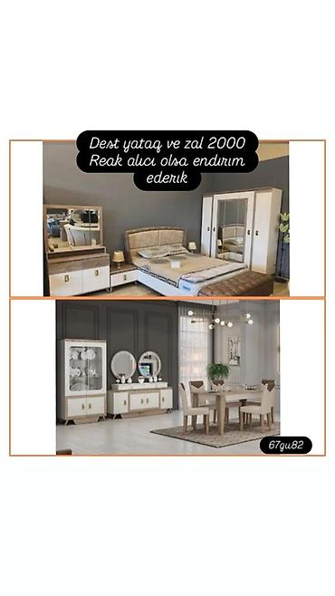 Dest mebel paketi: yataq otağı və zal (qonaq otağı) Yataq otağı