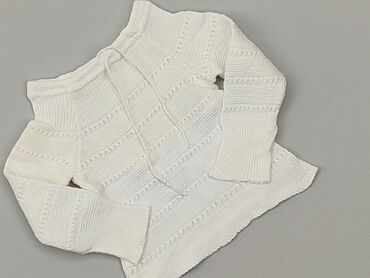 sweterek z białym kołnierzykiem: Sweter, Wcześniak, stan - Dobry
