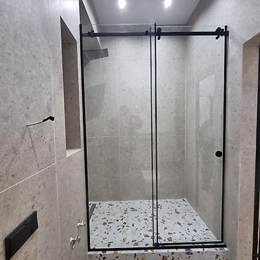 Душевые перегородки и ограждения: Душ тосмолорун даярдалган поддонго ылайыктап,сапатуу кылып жазап — 14