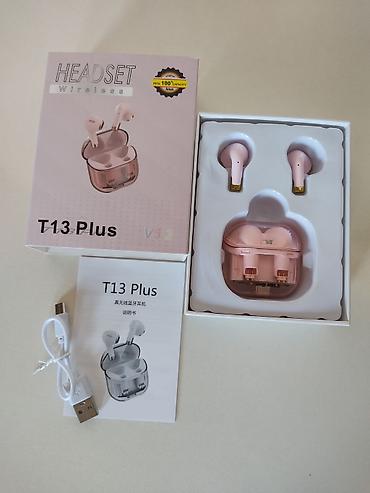 T13 Plus simsiz qulaqlıq dəsti - Model: T13 Plus, Bluetooth V5.3 -