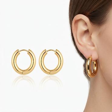Серьги сөйкөлөр швензы НС Конго 22 мм (бублики)