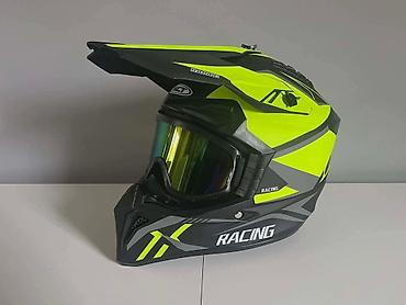 mopar akumulatori: Kros/motokros kaciga sa naočarima – “RACING” dizajn Karakteristike: - — 4