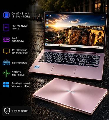 Ultrabuk i7-8 nəsil/SSD 512gb/Ram 8gb Salam əziz dostlar 🖐🏻