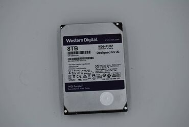 Serverlər: Western Digital WD Purple Sərt Diski, 3,5", 8 TB