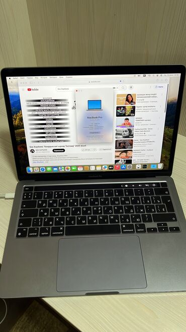 жёсткий диск компьютера: Ноутбук, Apple, 16 ГБ ОЗУ, Apple M1, 13.3 ", Б/у, Для работы, учебы, память SSD