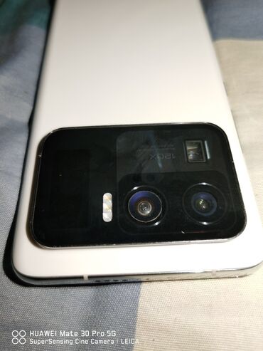 кийиз чехол: Xiaomi, Mi 11 Ultra, Б/у, 256 ГБ, цвет - Белый, 2 SIM