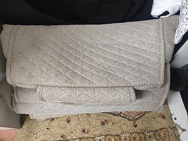 Чехлы и накидки на сиденья: Чехлы Велюровые, цвет - Бежевый, Б/у — 4