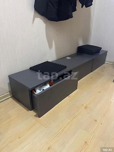 Ofis dəst mebeli: Çox az işlənmiş yüksək keyfiyyətli ofis mebeli. Divan, TV-stend, iclas — 2