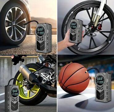 Avtomobil kompressorları və nasosları: Bu portativ çoxfunksiyalı avtomobil atlama starteri və şin pompası — 6