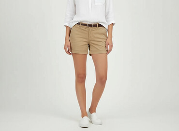 spódnice plisowane khaki: Zebra, Shorts for women, size M