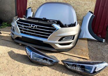 зеркальный пластик: Передний Бампер Hyundai 2017 г., Новый, Аналог