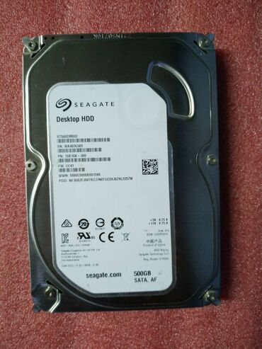 жёсткие диски sata: Накопитель, Б/у, Seagate, HDD, 512 ГБ, 3.5", Для ПК