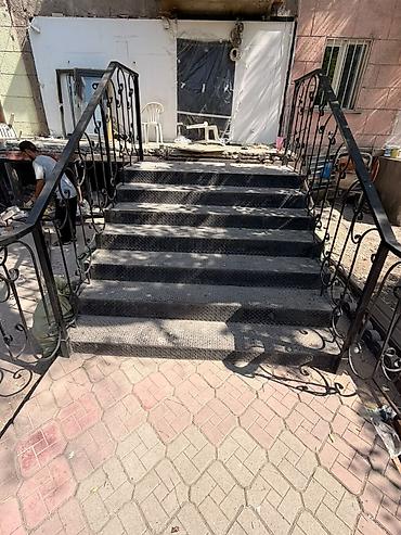 step rf3: Металлическая лестница Наружные, Форма лестницы: Прямая, Стиль: Классический — 1