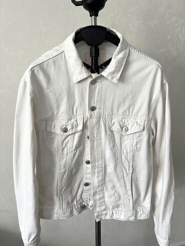 джинса куртка: Куртка цвет - Белый