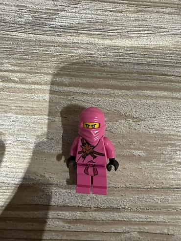 balaca it səkilləri: Orijinal LEGO Ninjago "Pink Zane" minifiquru (njo0561). Çox nadir və — 2
