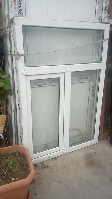 Plastik pəncərələr: İşlənmiş İkiqat şüşə paketi Plastik pəncərə, Еni: 80 sm, Uzunluğu: 156 sm — 17