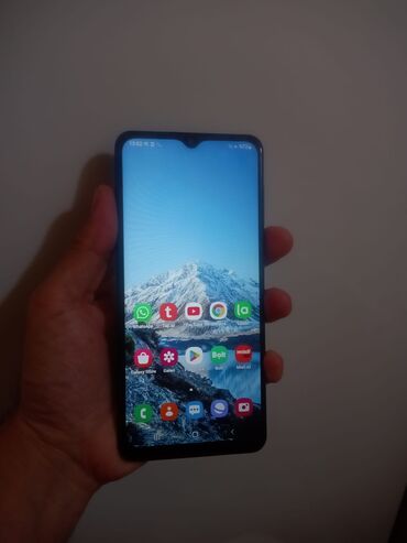 samsung galaxy a40 ekran: Samsung Galaxy A12, 32 GB, rəng - Boz, Barmaq izi