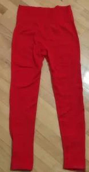 Helanke, biciklistički šortsevi: Crvene ženske helanke sa visokim strukom. Dizajnirane su za udobnost i — 21