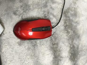siemens notebook fujitsu: Tensai TS-MO-513U simli optik mouse - Rəng: qırmızı-qara - Bağlantı — 2