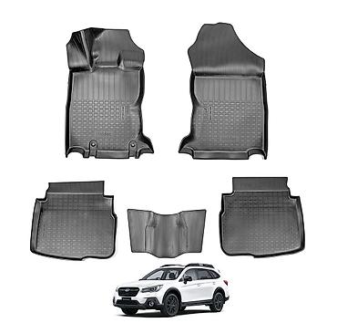 outback: 3D Полики Для салона Subaru, цвет - Черный, Новый, Самовывоз, Платная доставка — 1