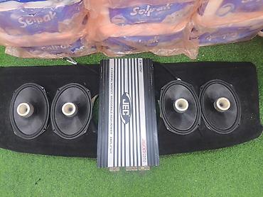 alminum kabel: Avtomobil üçün səs sistemi dəsti - Gücləndirici: JEC GA-3252, 4 — 1