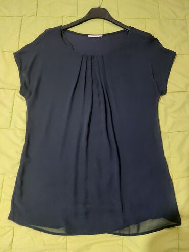 bež bluza: M (EU 38), Cotton, Single-colored