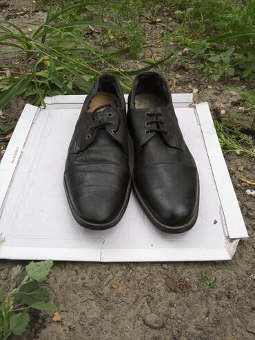 Туфли: Мужские кожаные туфли. 39-40 размер