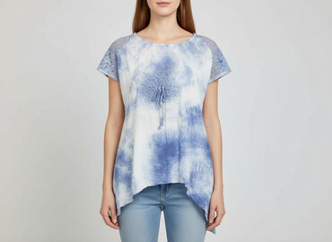 bluzki letnie plus size: Bluzka damska, rozmiar L